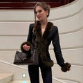 Autumn Skirt 2-Piece Set Women Elegant Fleece Shawl Fashion Patchwork Maxi Skirts Sets Luxury Vintage Female Dress Set