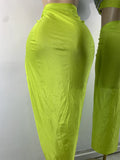 Sparkly Rhinestone Diamonds High Split Two Pieces Women Sexy Outfit Night Club Skirt Suits Dancer Singer Performance Costume