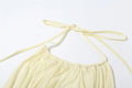 Mesh Mini Dress Women Lace-Up Halter Sexy Backless Pearl Tassel Club Party Ruched Elegant Outfits