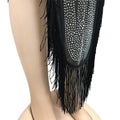 Women's 2 Piece Outfits Rhinestone Fringe Crop Cami Top and Bodycon Skirt Set Sexy Women's Nightclub Dress Party Dresses