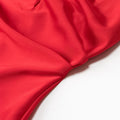 Solid Slimming Spliced Folds Dresses for Women V Neck Sleeveless High Waist Minimlist Suspender Dress Female