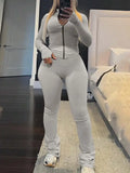 Fitness Women's Set Full Sleeve Jacket and Jogger Pants Suit  Autumn winter Active Two 2Piece Sets Outfits Tracksuit