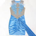 Sexy See Through Mesh Feather Summer Outfits for Women 2026 Birthday Dress for Women Party Evening Short Dress Vestidos