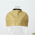 Women Gold Sparkle Capelet Top Elegant Shiny Tweed Shoulder Wrap Turtleneck Short Cloak 2026 Spring Lady Evening Party Outfit