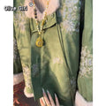 Olive Girl Red Embroidered Embroidered Jacket for Ren Faire 2026 Garden Wedding Fairycore Photoshoot Everyday Wear S-XXL XS-3XL Plus Size Hand Embroidered Dramatic Silhouette Romantic Editorial Not Costume Chinese Heritage Fashion Women