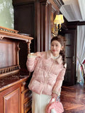 Olive Girl Pink Embroidered Embroidered Jacket for Ren Faire 2026 Garden Wedding Fairycore Photoshoot Everyday Wear S-XXL XS-3XL Plus Size Hand Embroidered Dramatic Silhouette Romantic Editorial Not Costume Chinese Heritage Fashion Women
