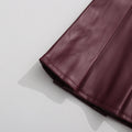 Solid Two Piece Set for Women Lapel Long Sleeve Coat Hihg Waist Temperament Skirts Female Fashion New