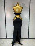 Women Sexy Halter Backless Maxi Long Bodycon Bandage Dress 2026 Evening Nightclub Birthday Party Cocktail Homecoming Dress