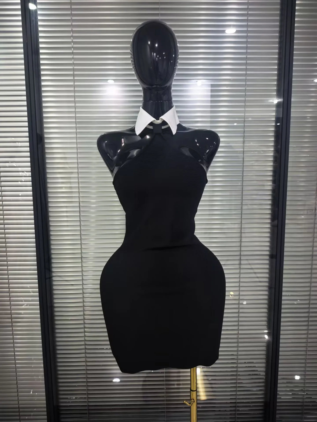 High Quality Women Sexy Off the Shoulder Backless Bodycon Mini Bandage Dress Nightclub Party Celebrate Fashion Birthday Wear