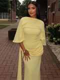 Sexy Split Dress Women Y2K Belt Ribbon Patchwork Backless Short Sleeve Classic Evening Birthday Party Elegant Bodycon