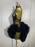 Diamonds Mesh Sexy See Through Cocktail Mini Dress Women Eveing Luxury Birthday Party Singer Nightclub Show Stage Costume