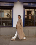 Luxury Faux Fur Maxi Coat Chic Women Open Front Stand‑collar Long Sleeve Oversized Outerwear Winter Autumn New Warm Fashion 2026
