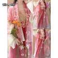 Olive Girl Red Embroidered Hanfu Dress for Ren Faire 2026 Garden Wedding Fairycore Photoshoot S-L XS-3XL Plus Size Embroidered Flowing Sleeve Romantic Cottagecore Editorial Not Costume Ren Faire Dress Chinese Heritage Fashion Women
