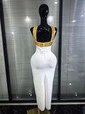 Red White Women Sexy Off the Shoulder Shining Crystal Bodycon Long Bandage Dress Elegant Evening Party Cocktail Fashion Outfit