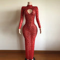 2026 Perspective Sparkling Diamond Crystal Evening Crystal Birthday Evening Dress Robe De Soiree Elegante Pour Femme Prom Dress