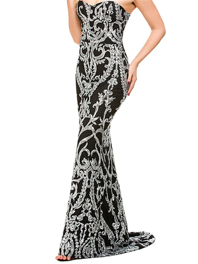 Sequin Wedding Parti Night Dresses Glitter Maxi Dress Female Luxury Long Even Dress Women Summer Bodycon Dress 2026