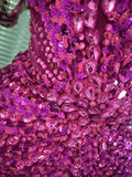 Shining Rosered Shining Sequins Women Sexy Strapless Laced-up Bodycon Mini Dress Nightclub Party Celebrate Performance Costumes