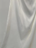 Sexy White Satin Maxi Dresses for Women Square Collar Sleeveless Tunic Fishtail Classic Dinner Dress Female Fashion