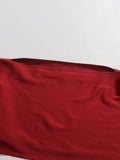 Elegant Luxury Dinners Red Maxi Dress for Women Sleeveless Cape Design Full Fringe Skirt for Fashion Parties Events