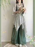 Olive Girl Green Hanfu Dress Everyday Wear 2026 S-L XS-3XL Plus Size Not Costume Hanfu Chinese Dress Traditional Chinese Clothing Chinese Heritage Fashion Women