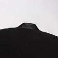 Luxury Diamond Slim Suit Blazer 2026 Autumn New Style Deep V Single Button Black Formal Jacket Coats