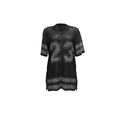 Women Diamonds V-neck Short Sleeve Mesh See Through Tee Tops 2025 Summer Fashion Streetwear Acitve Classic T-shirts