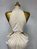 Women Sleeveless Sexy Cut Out Maxi Long Bodycon Dresses Luxury Birthday Evening Party Celebrity Elegant Wedding Guest Dress