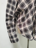 American Retro Sexy Plaid Shirt for Women Lapel Long Sleeve Loose Street Hot Girl Shirts Female Autumn Clothes New