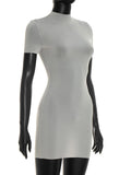 Wild See Through Dress Women Hottie Fashion Short Sleeve Stretch Skinny Coquette Midnight Street Party Club Bodycon