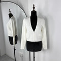 Fur collar Sweaster Cardigan Women's Buttons Long Sleeve Solid Slim Knitted Coat Female Autumn Winter Commuting Cardigan