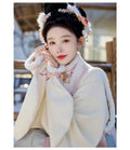 Ming Dynasty Autumn Winter Hanfu Chinese Dress Women's Clothing Horse Face Skirt Set Original Hanfu Cosplay Party Princess