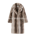 Iconic Girls Brand Fashion Maxi Faux Fur Coat Women Winter 2026 Thick Fluffy Fox Fur Jacket Chic Street Style Overcoats