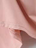 Vacation Pink Backless Mini Dress Female Plunge Neck Sleeveless Slimming Asymmetrical Hem for Urban Street Style