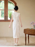 Lace Sleeveless Chinese Style Suzhou Long Cheongsam Improved Young Style 2026 New Female Qipao Dress