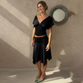 Halter Neck Backless Sexy Vest Women's Summer Slim Strappy Fashion Elasticity V-Neck Vest Solid Vacation Party Female Top