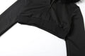 Furry Patchwork Jacket Women Hooded Autumn Trend Zip Super Short Full Sleeve Simple Wild Gothic Punk Street Club Coat