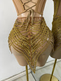 Women Sexy Sprakly Strapless Mesh See Through Mini Birthday Dress Evening Party Nightclub Performance Costume Stage Wear