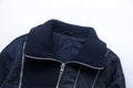 New Women's Zipper Stitching Bomber Jacket Clip Cotton Jacket Stitching Women's Top