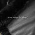 Vintage Fashion Fur Trim Collar Faux Mink Fur Coat Women Winter Luxury Warm Shearling Jacket Classic Overcoat Outerwear