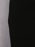 Fashion Spliced Metal Pin Two Piece Set for Women Stand Collar Long Sleeve Pullvers Mid Waist Bodycon Knee Skirt Suit Female