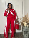 Sporty Patchwork Jumpsuit Women Casual Lapel Spring Ternd Full Sleeve Zip Stretch Hipster Streetwear Straight Overall