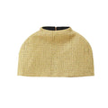 Women Gold Sparkle Capelet Top Elegant Shiny Tweed Shoulder Wrap Turtleneck Short Cloak 2026 Spring Lady Evening Party Outfit