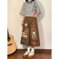 Olive Girl Brown Romantic Streetwear Fairycore 2026 Everyday Wear S-XXL XS-3XL Plus Size Romantic Cottagecore Not Costume Streetwear Chinese Heritage Fashion Women