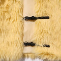Furs Belt Buckle Crop Coat Women Valentine's Day Short Sleeve Sexy Hottie Midnight Birthday Party Banquet Shawl Tops