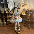 Olivegirl Lolita Dress Original Genuine Thin Colorful Cute Jsk Lolita Princess Dress Birthday Party Cosplay Women's Clothing