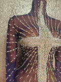 Luxury Rhinestone Tight Short Dress Women Long Sleeve Evening Party Prom Gown Birthdy Nightclub Performance Costume