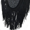 Women's 2 Piece Outfits Rhinestone Fringe Crop Cami Top and Bodycon Skirt Set Sexy Women's Nightclub Dress Party Dresses