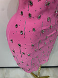 Women Sexy Backless Bodycon Sleeveless Bandage Dress Black Pink Elegant Prom Gown Club Evening Party Luxury Birthday Dresses