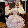 Olive Girl White Romantic Lolita Dress for Ren Faire 2026 Fairycore Photoshoot Everyday Wear S-XL XS-3XL Plus Size Romantic Cottagecore Garden Party Editorial Not Costume Lolita Dress Chinese Heritage Fashion Women