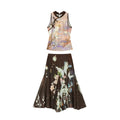 Olive Girl Yellow Dramatic Jacquard Set for Garden Wedding 2026 Fairycore Photoshoot Everyday Wear Jacquard S-XL XS-3XL Plus Size Dramatic Silhouette Romantic Garden Party Editorial Not Costume Jacquard Set Chinese Set Chinese Heritage Fashion Women